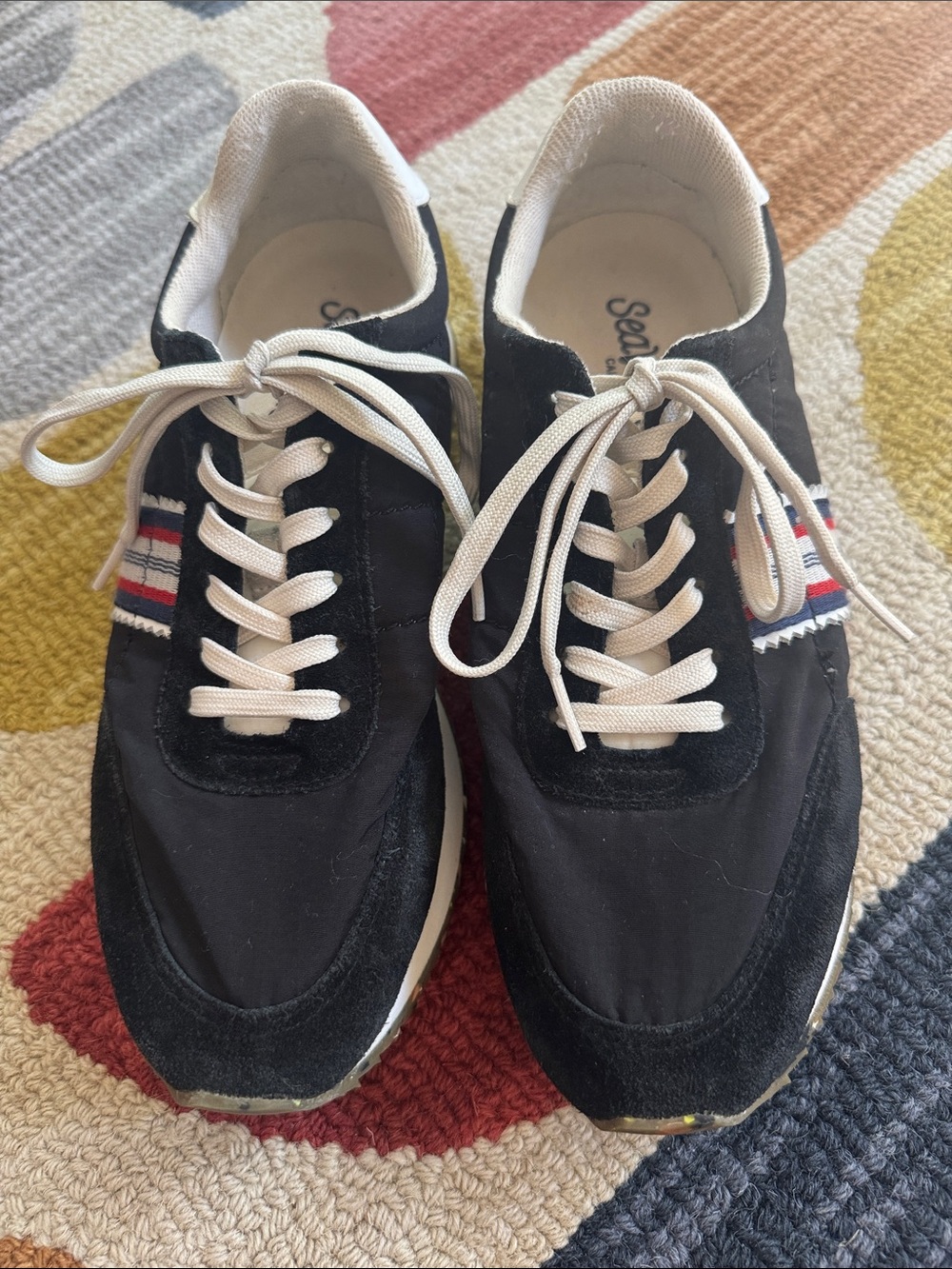 SeaVees Black Royal Runners, size 11